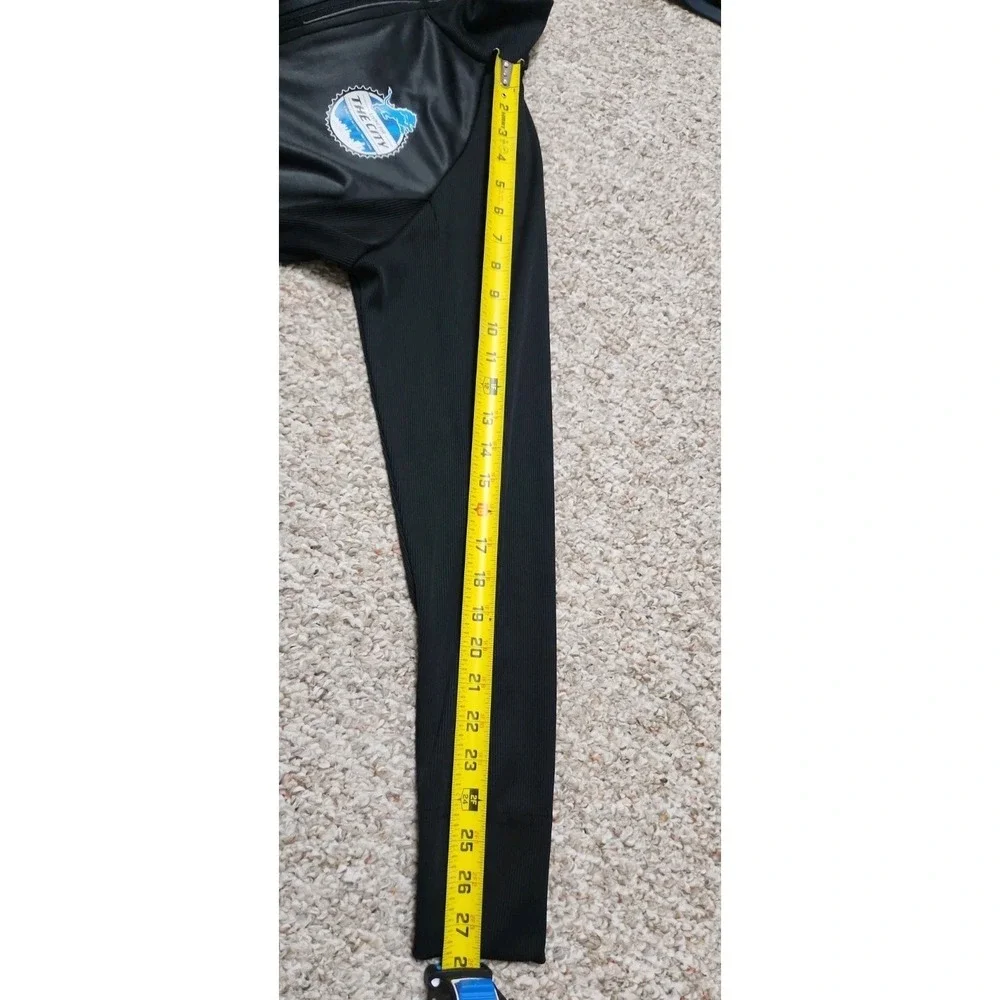 Detroit Lions Football Women's Living for the City Medium Full Zip Black Elevate